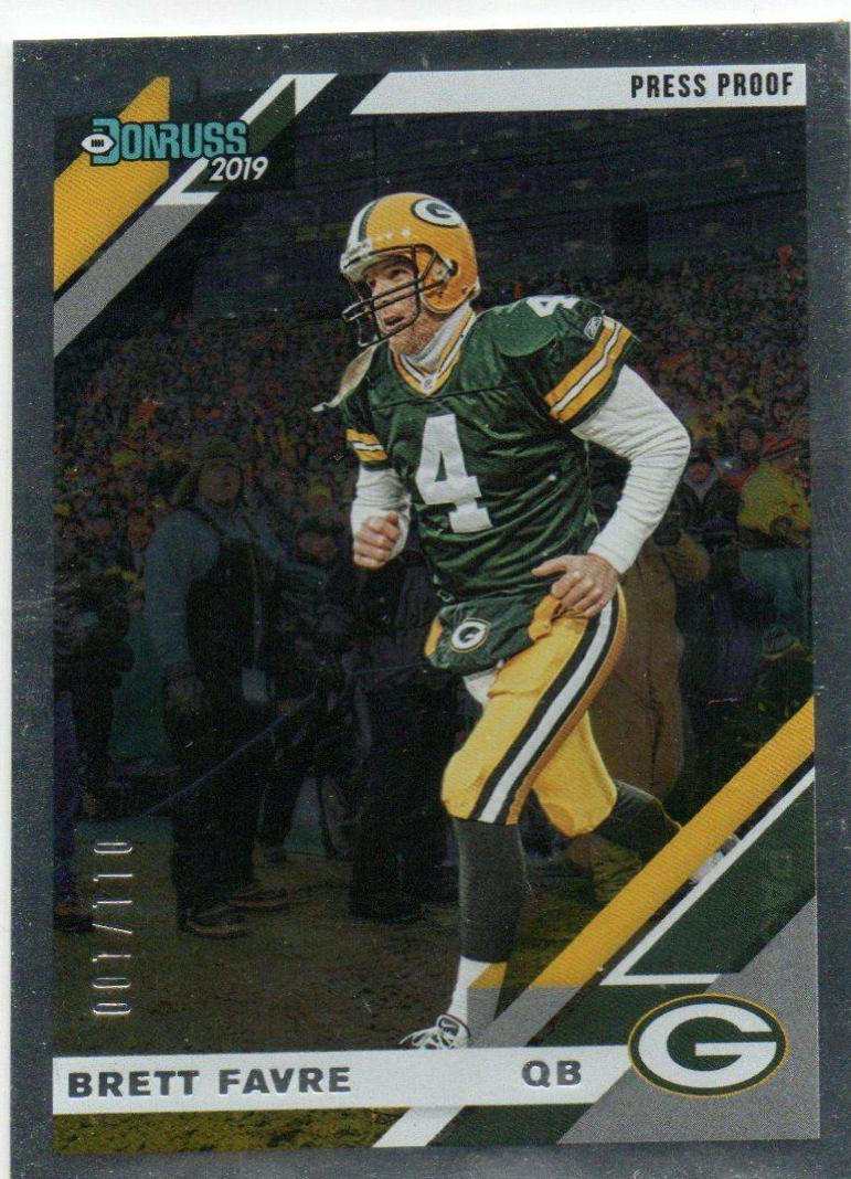 Brett Favre [Silver Press Proof] #105