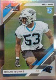 Brian Burns [Silver Die Cut Press Proof] #256