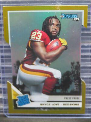 Bryce Love [Gold Die Cut Press Proof] #332