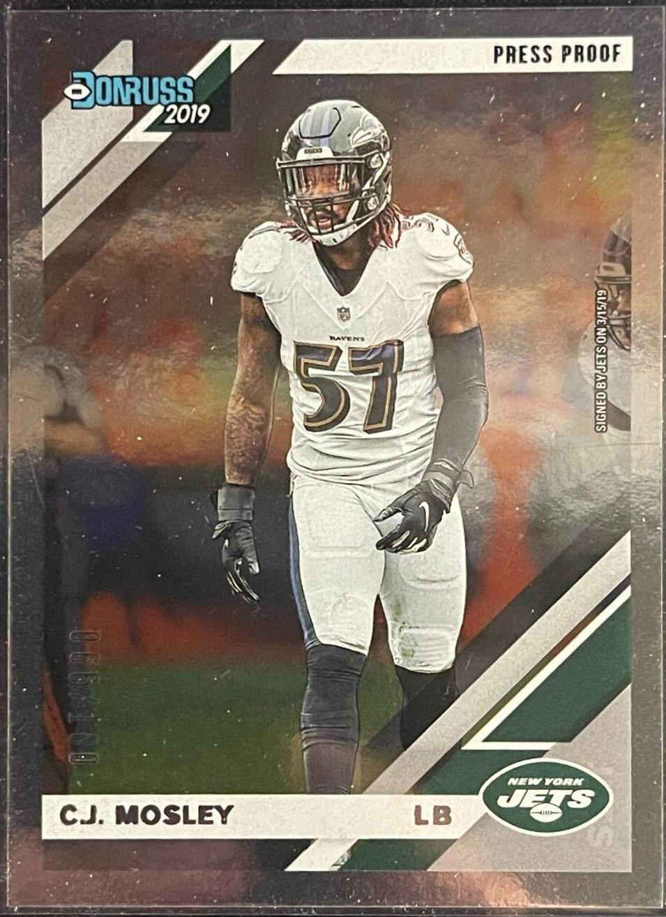 C.J. Mosley [Silver Press Proof] #31