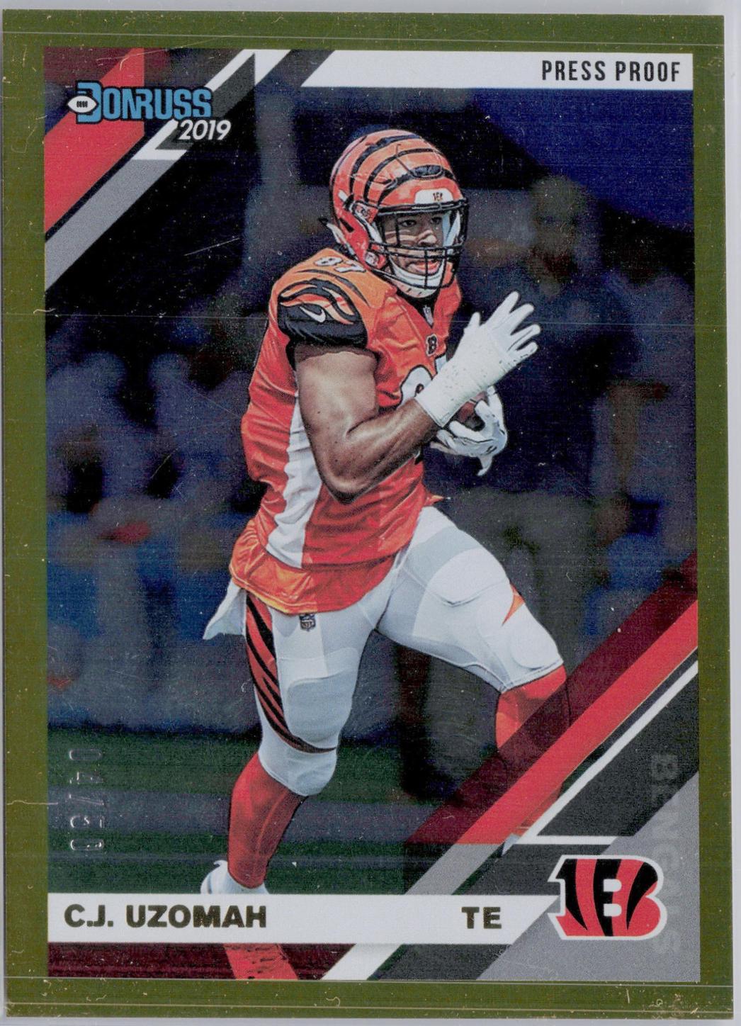 C.J. Uzomah [Gold Press Proof] #63
