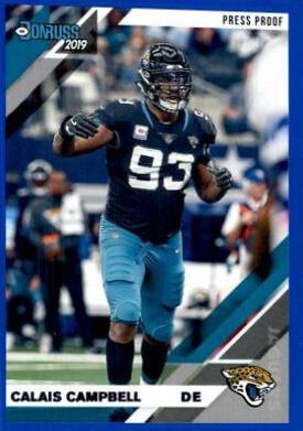 Calais Campbell [Blue Press Proof] #127