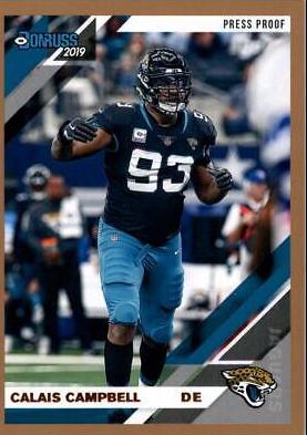 Calais Campbell [Bronze Press Proof] #127