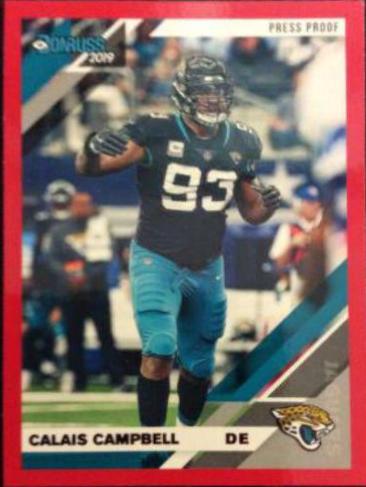 Calais Campbell [Red Press Proof] #127