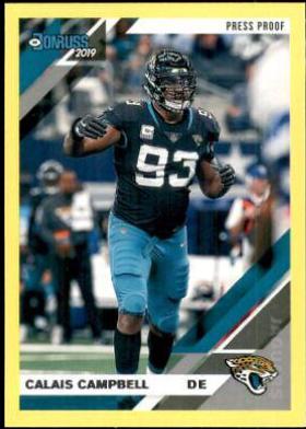 Calais Campbell [Yellow Press Proof] #127