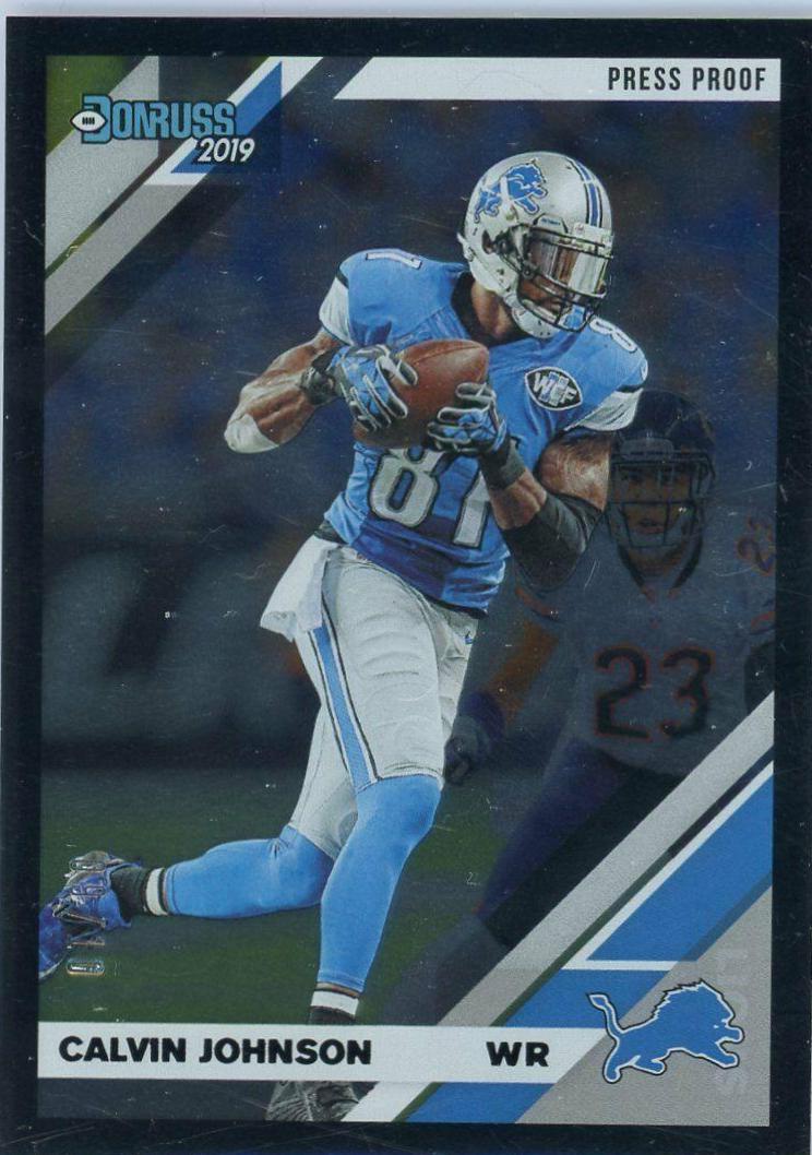 Calvin Johnson [Black Press Proof] #97