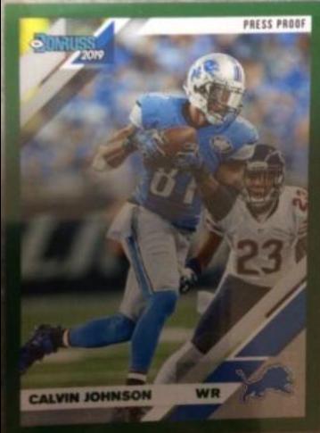 Calvin Johnson [Green Press Proof] #97