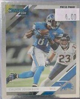 Calvin Johnson [Silver Press Proof] #97