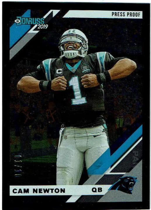 Cam Newton [Black Press Proof] #41