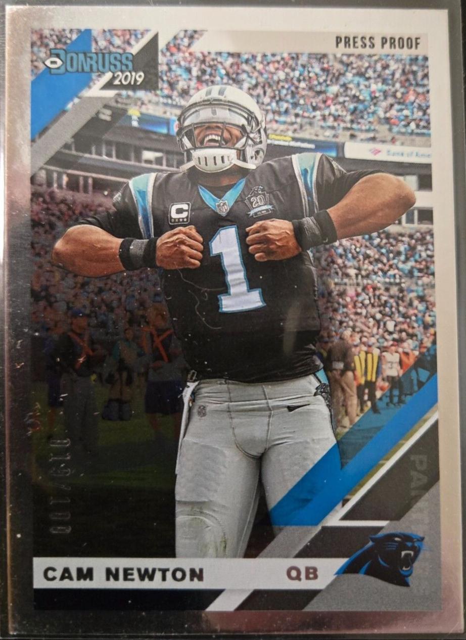 Cam Newton [Silver Press Proof] #41
