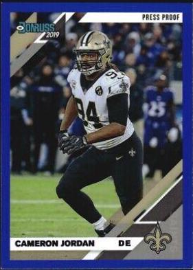 Cameron Jordan [Blue Press Proof] #175