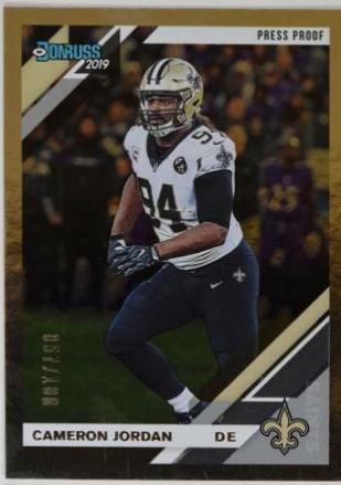 Cameron Jordan [Silver Press Proof] #175