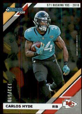 Carlos Hyde [Season Stat Line] #3