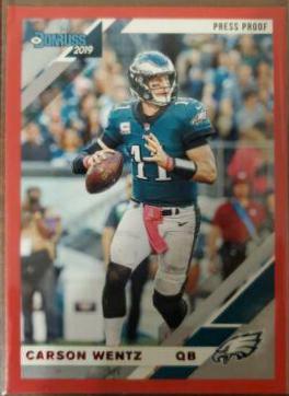 Carson Wentz [Red Press Proof] #202