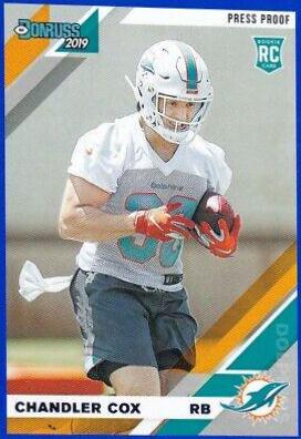 Chandler Cox [Blue Press Proof] #282
