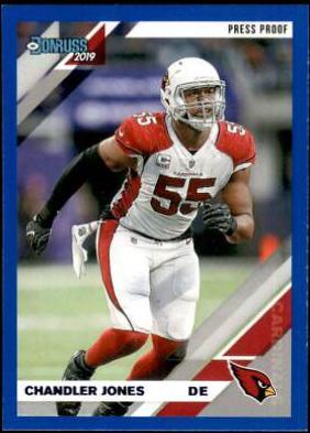 Chandler Jones [Blue Press Proof] #14