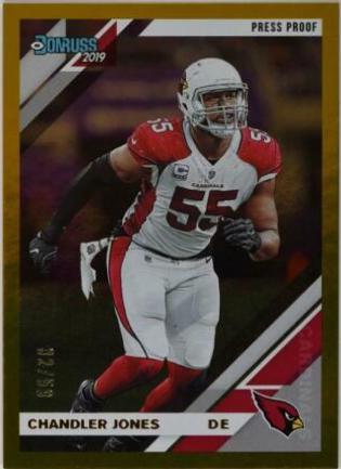 Chandler Jones [Gold Press Proof] #14