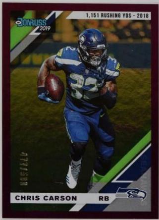 Chris Carson [Season Stat Line] #228