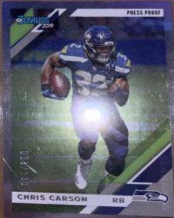 Chris Carson [Silver Press Proof] #228