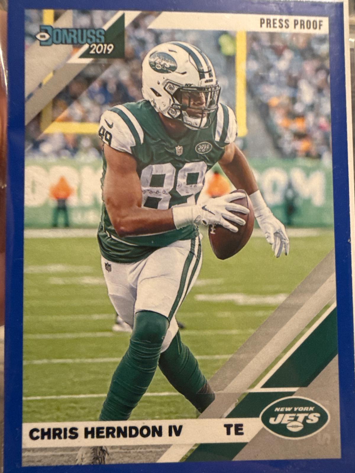Chris Herndon IV [Blue Press Proof] #192