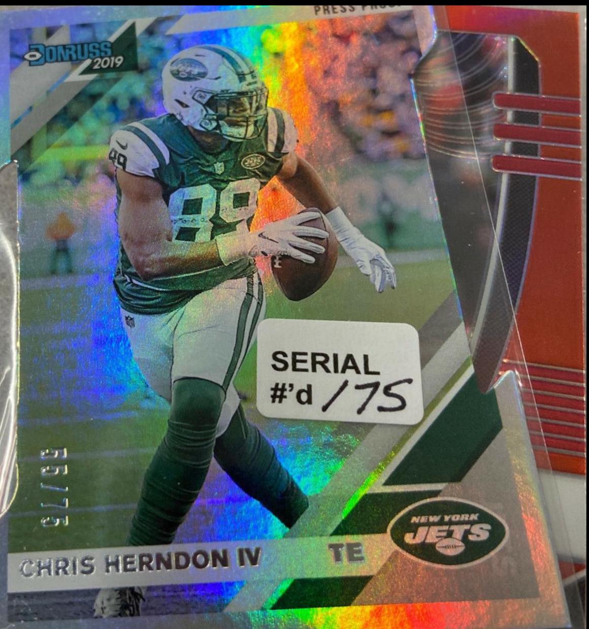 Chris Herndon IV [Silver Press Proof] #192