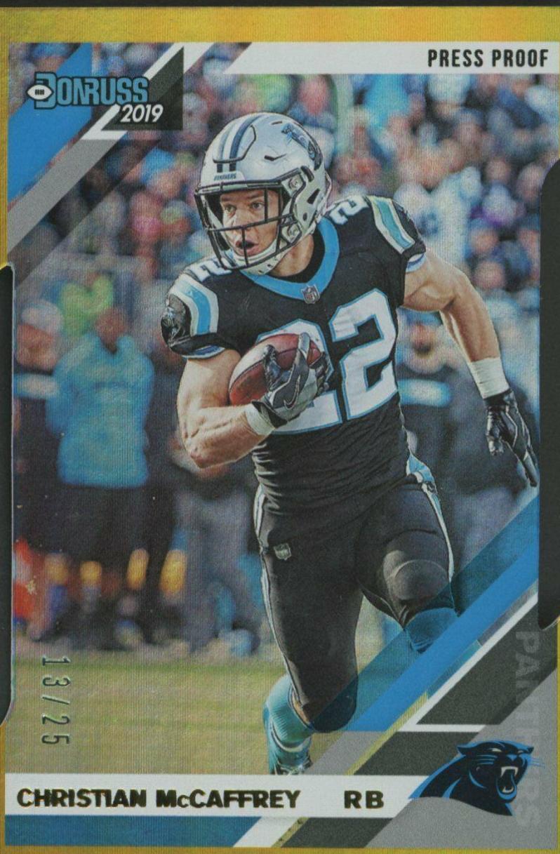 Christian McCaffrey [Gold Press Proof] #42