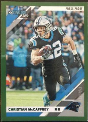 Christian McCaffrey [Green Press Proof] #42
