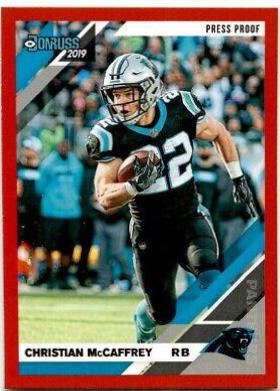 Christian McCaffrey [Red Press Proof] #42
