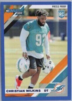 Christian Wilkins [Blue Press Proof] #255