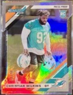 Christian Wilkins [Silver Die Cut Press Proof] #255
