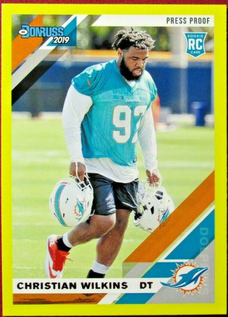 Christian Wilkins [Yellow Press Proof] #255