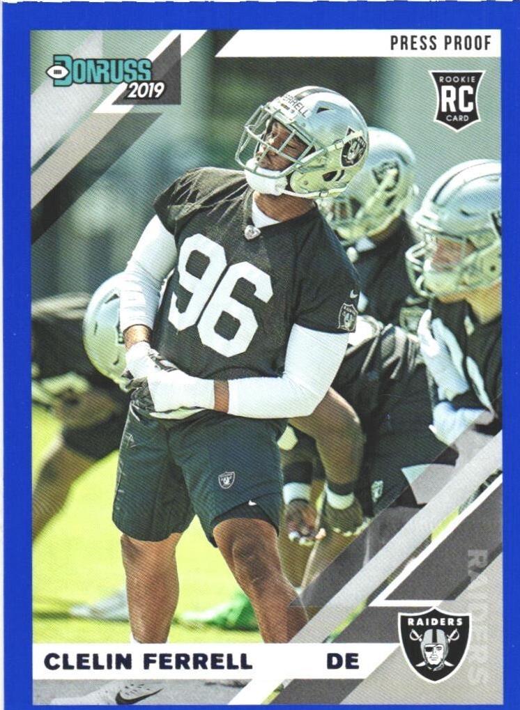 Clelin Ferrell [Blue Press Proof] #254