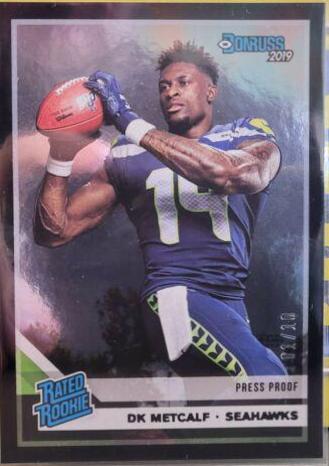 DK Metcalf [Black Press Proof] #313