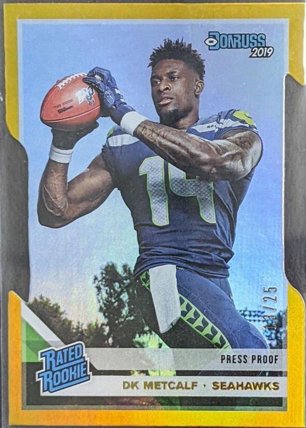 DK Metcalf [Gold Die Cut Press Proof] #313