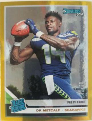DK Metcalf [Gold Press Proof] #313