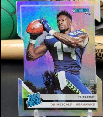 DK Metcalf [Silver Die Cut Press Proof] #313