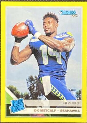 DK Metcalf [Yellow Press Proof] #313