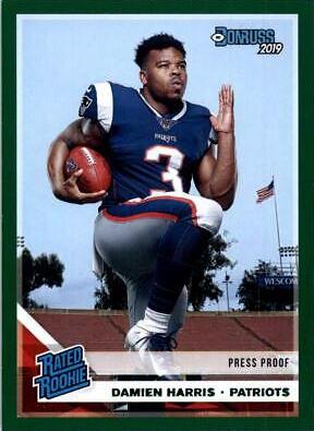 Damien Harris [Green Press Proof] #309