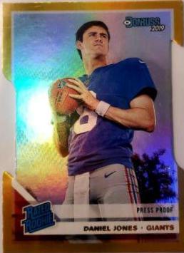 Daniel Jones [Gold Die Cut Press Proof] #304