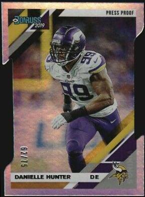 Danielle Hunter [Silver Die Cut Press Proof] #160