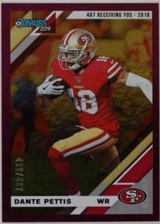 Dante Pettis [Season Stat Line] #225