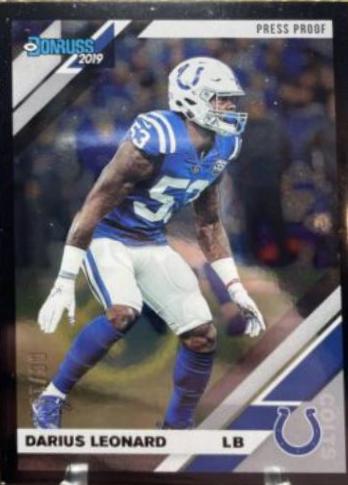 Darius Leonard [Black Press Proof] #115