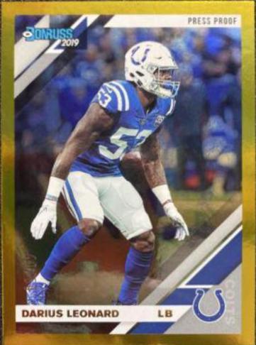 Darius Leonard [Gold Press Proof] #115