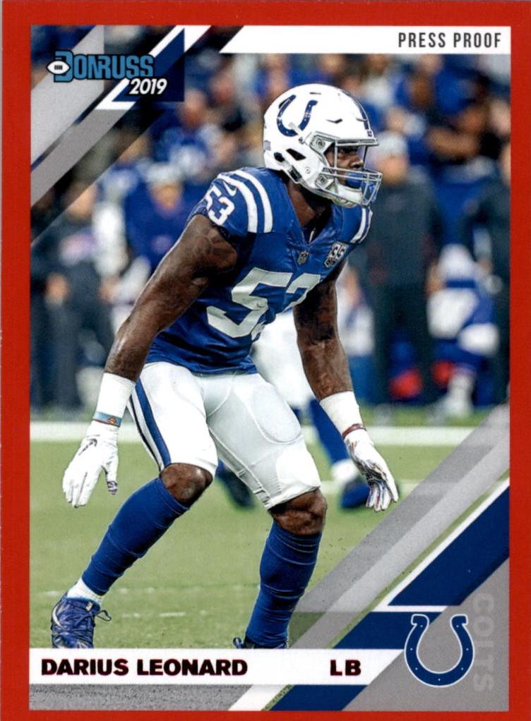 Darius Leonard [Red Press Proof] #115