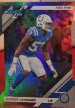 Darius Leonard [Silver Die Cut Press Proof] #115