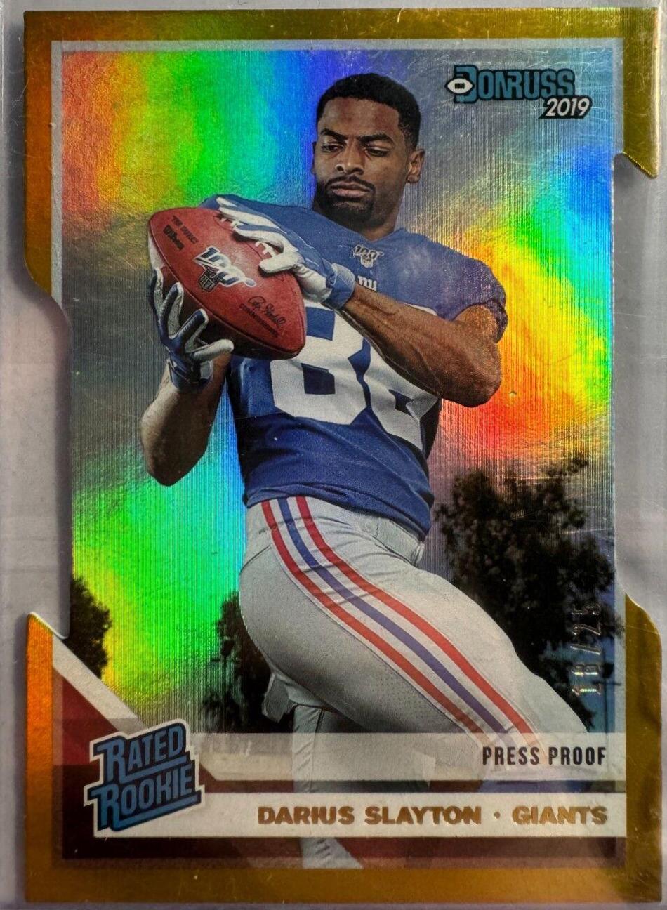 Darius Slayton [Gold Die Cut Press Proof] #338