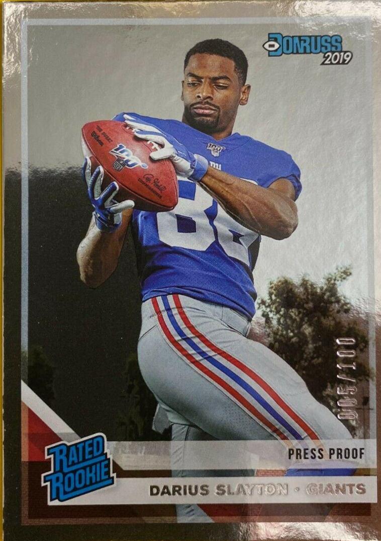 Darius Slayton [Silver Press Proof] #338