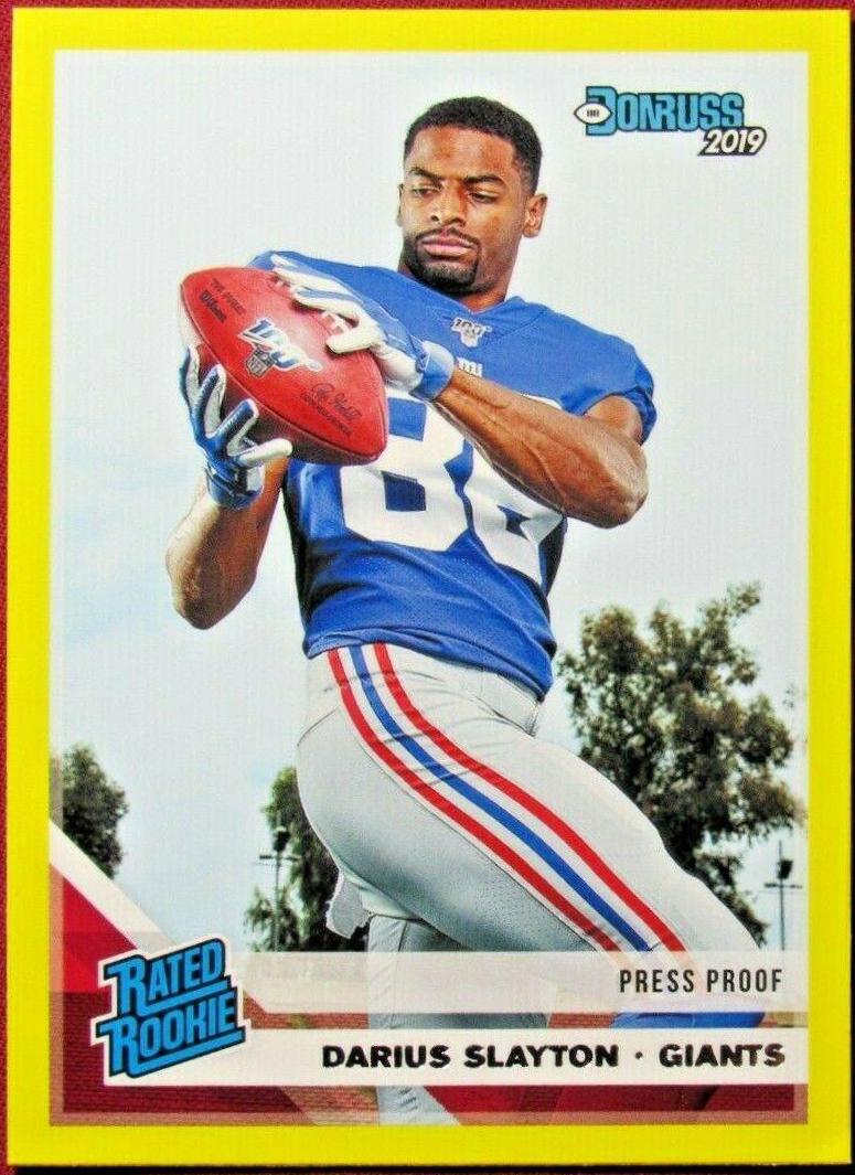 Darius Slayton [Yellow Press Proof] #338