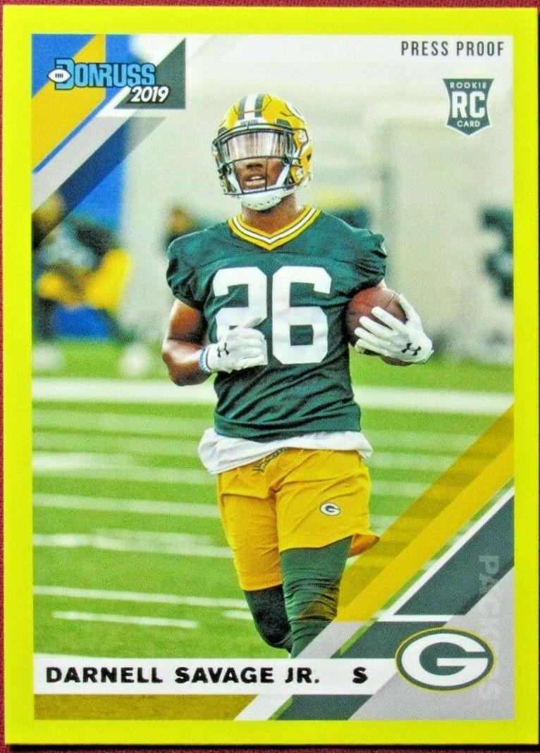 Darnell Savage Jr. [Yellow Press Proof] #259