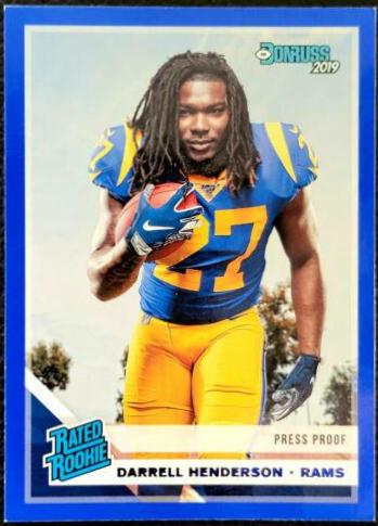 Darrell Henderson [Blue Press Proof] #310